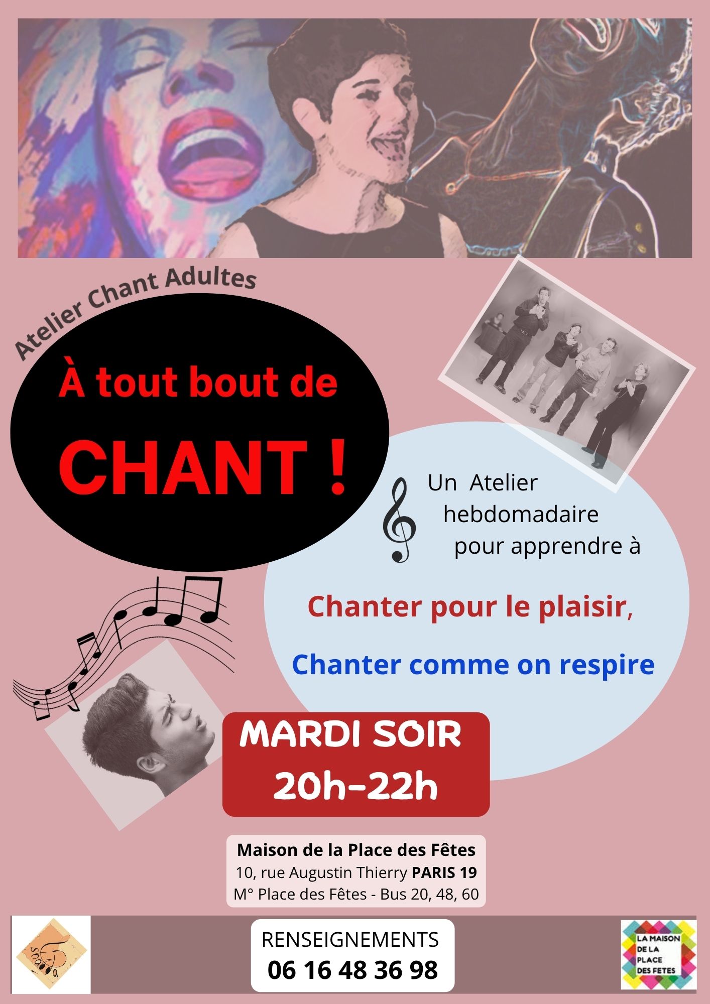 Flyer A tout bout de chant - recto